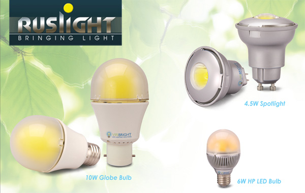 Новинки светодиодных ламп Ruslight